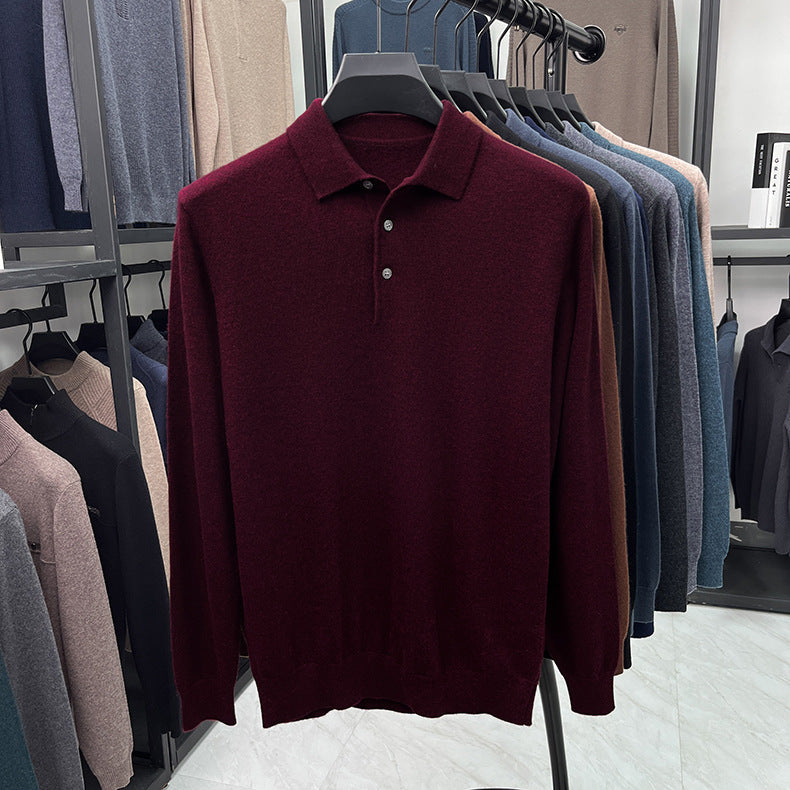 LangFord - Full Sleeve Polo Sweater